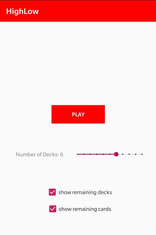 HighLow - BlackJack 스크린샷 0