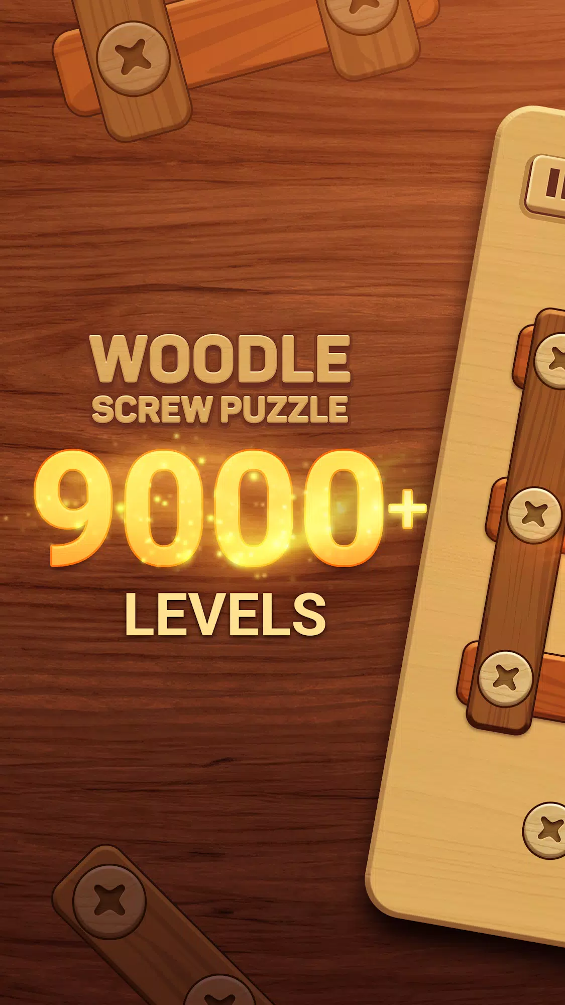 Woodle - Wood Screw Puzzle Captura de tela 0