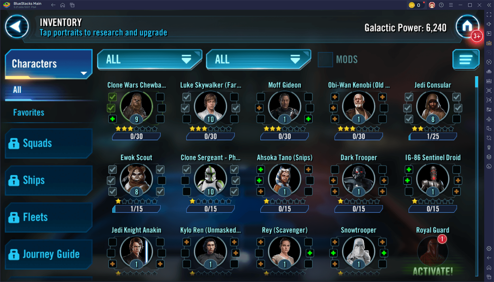 スターウォーズ：Galaxy of Heroes 2025-トップアンドボトムキャラクターティアリスト