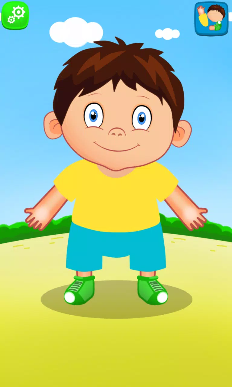 Body parts anatomy for kids Скриншот 0