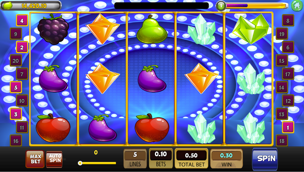 Royal Slot Style Machine Free Spins Pro Style Скриншот 2