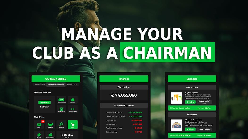 Club Boss - Football Game Mod スクリーンショット 0