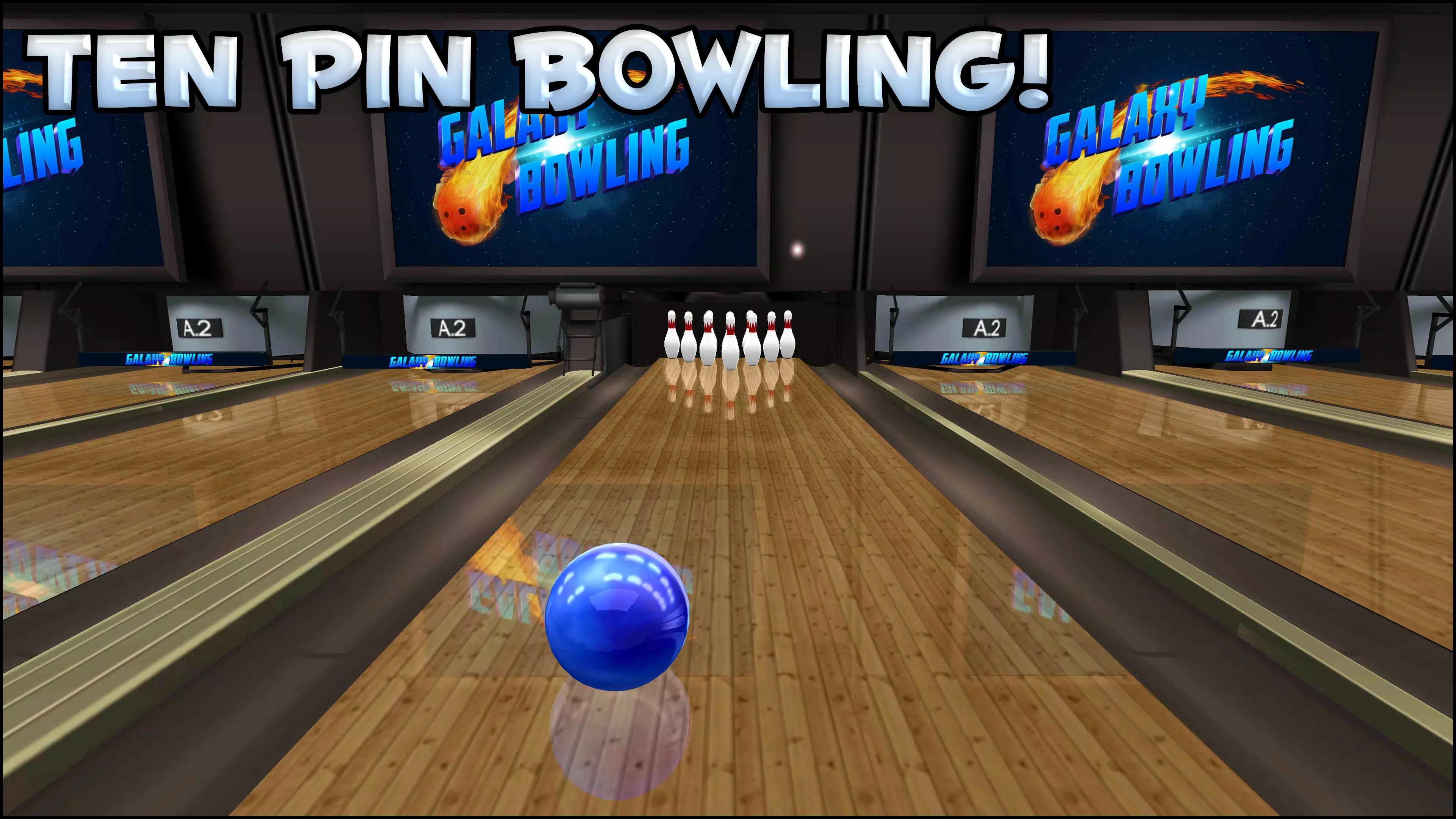 Galaxy Bowling 3D Скриншот 2