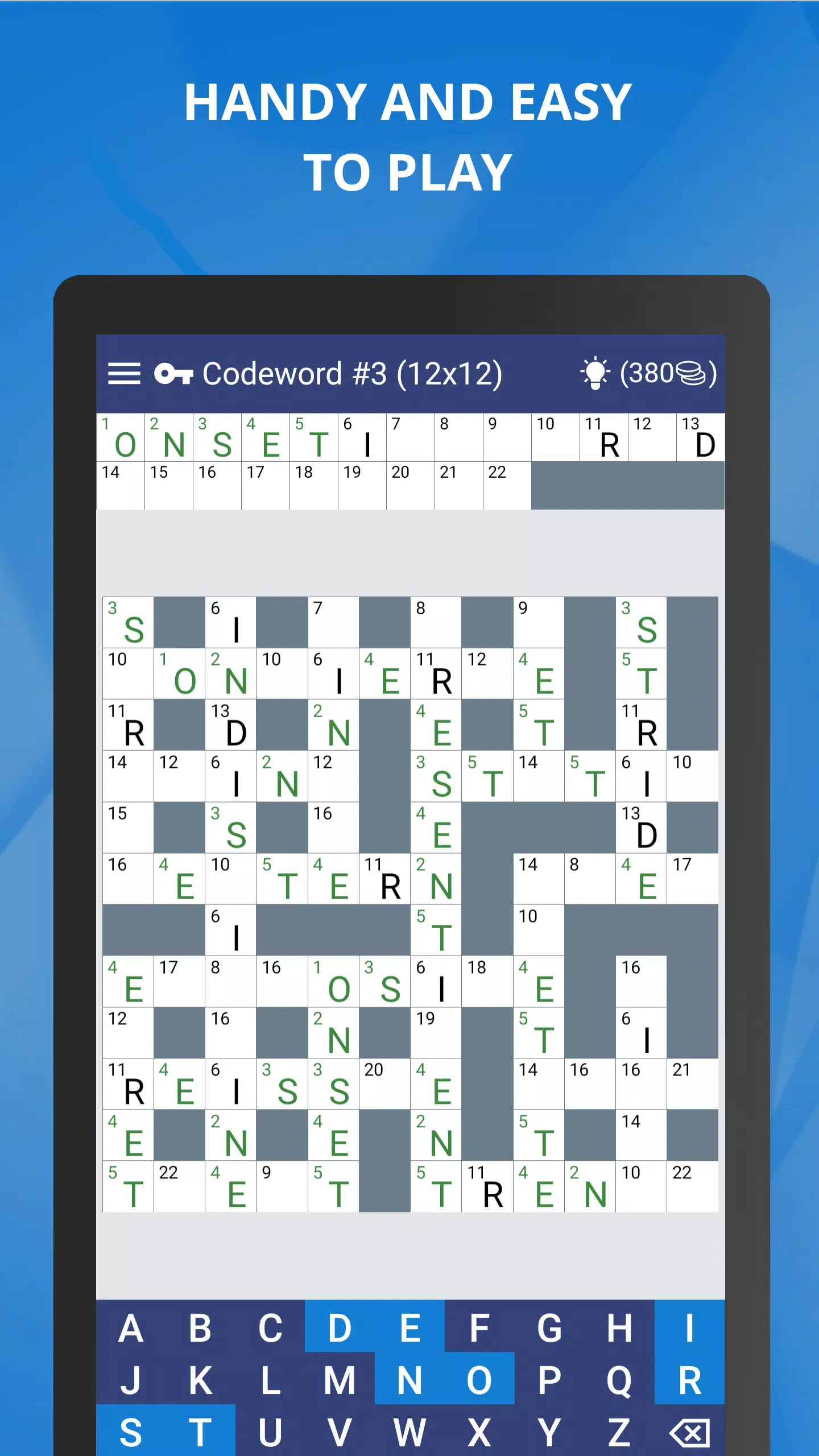Keywords — Codeword Puzzle स्क्रीनशॉट 0