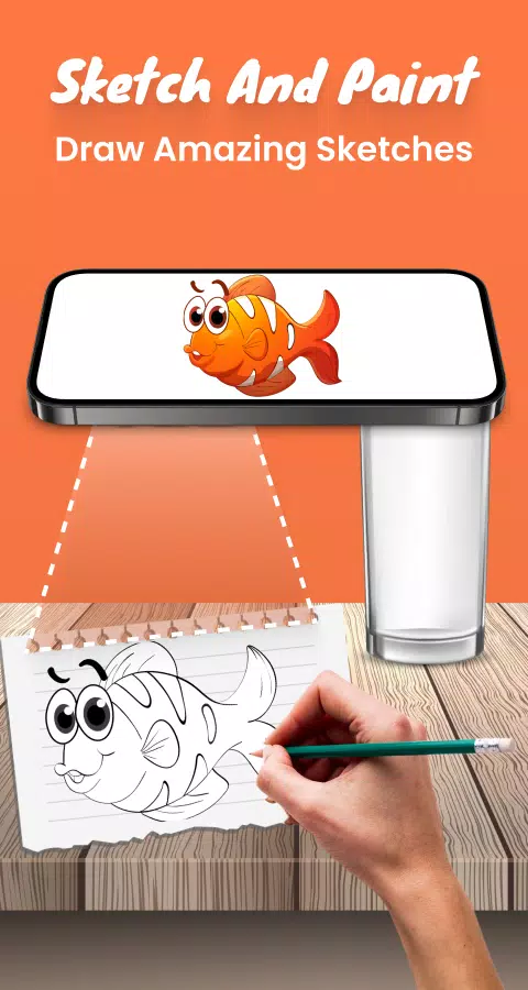 Draw sketch : Sketch and Paint Captura de pantalla 0