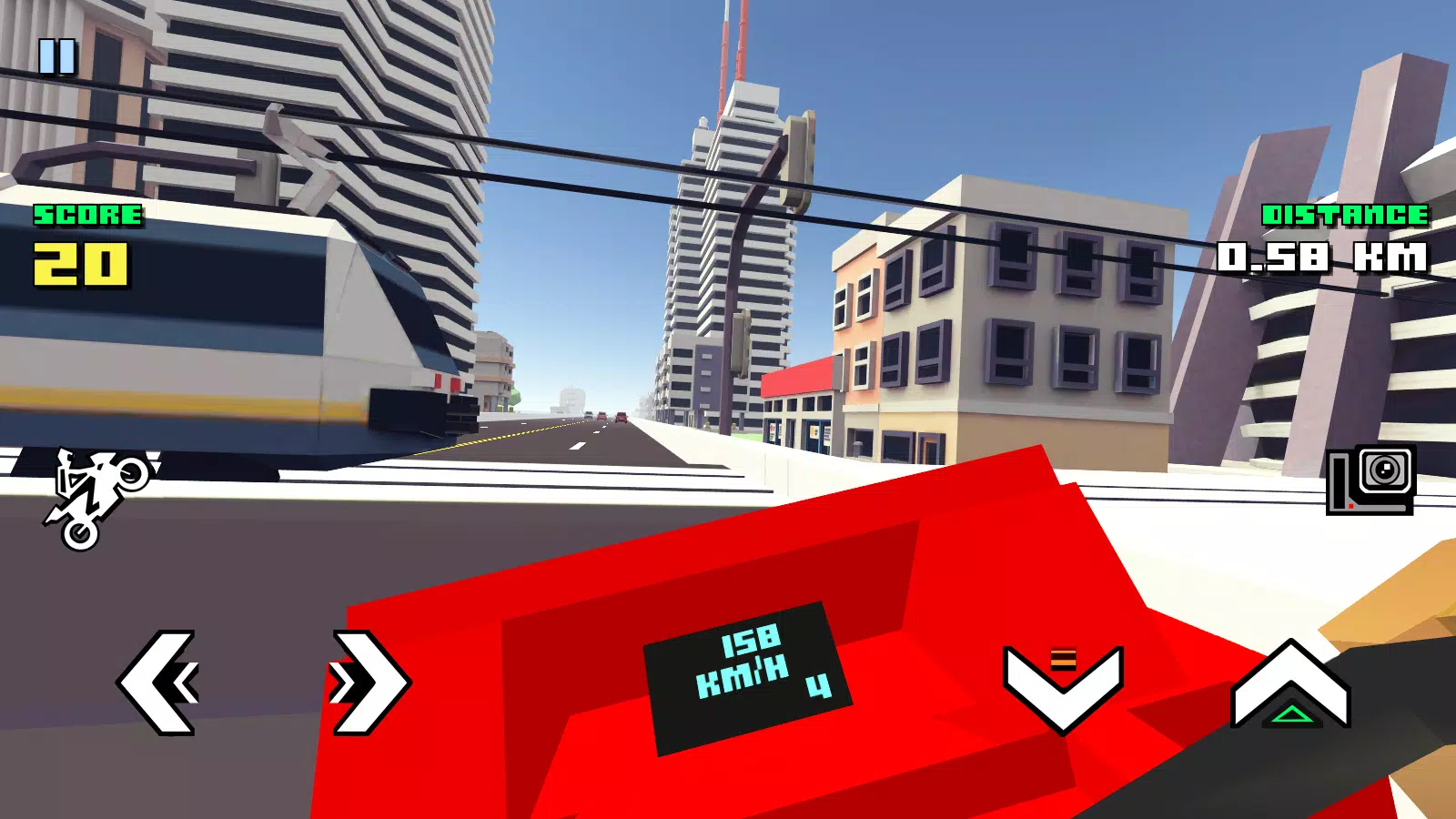Blocky Moto Racing スクリーンショット 1