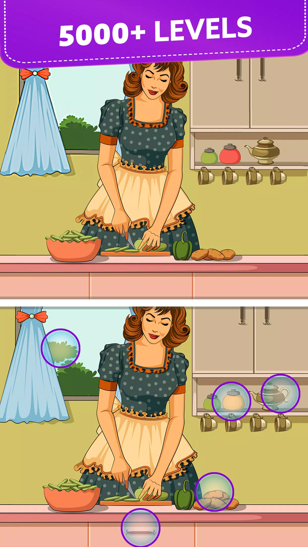 Spot 5 Differences: Find them!应用截图第3张