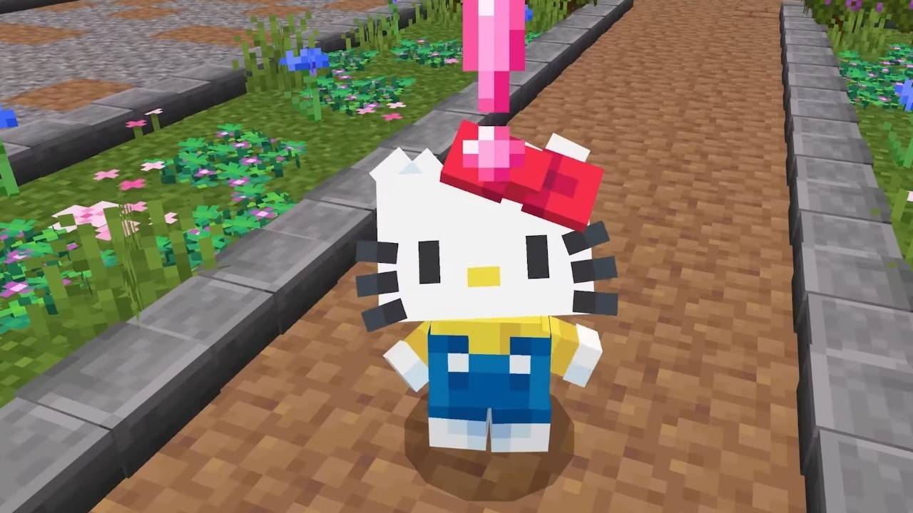 Minecraft ने आधिकारिक हैलो किट्टी DLC का अनावरण किया