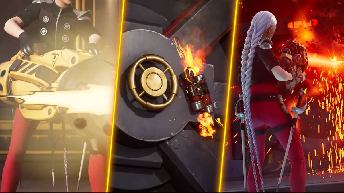 Komuniti Fortnite: Belajar merompak peti besi dan kes bersama