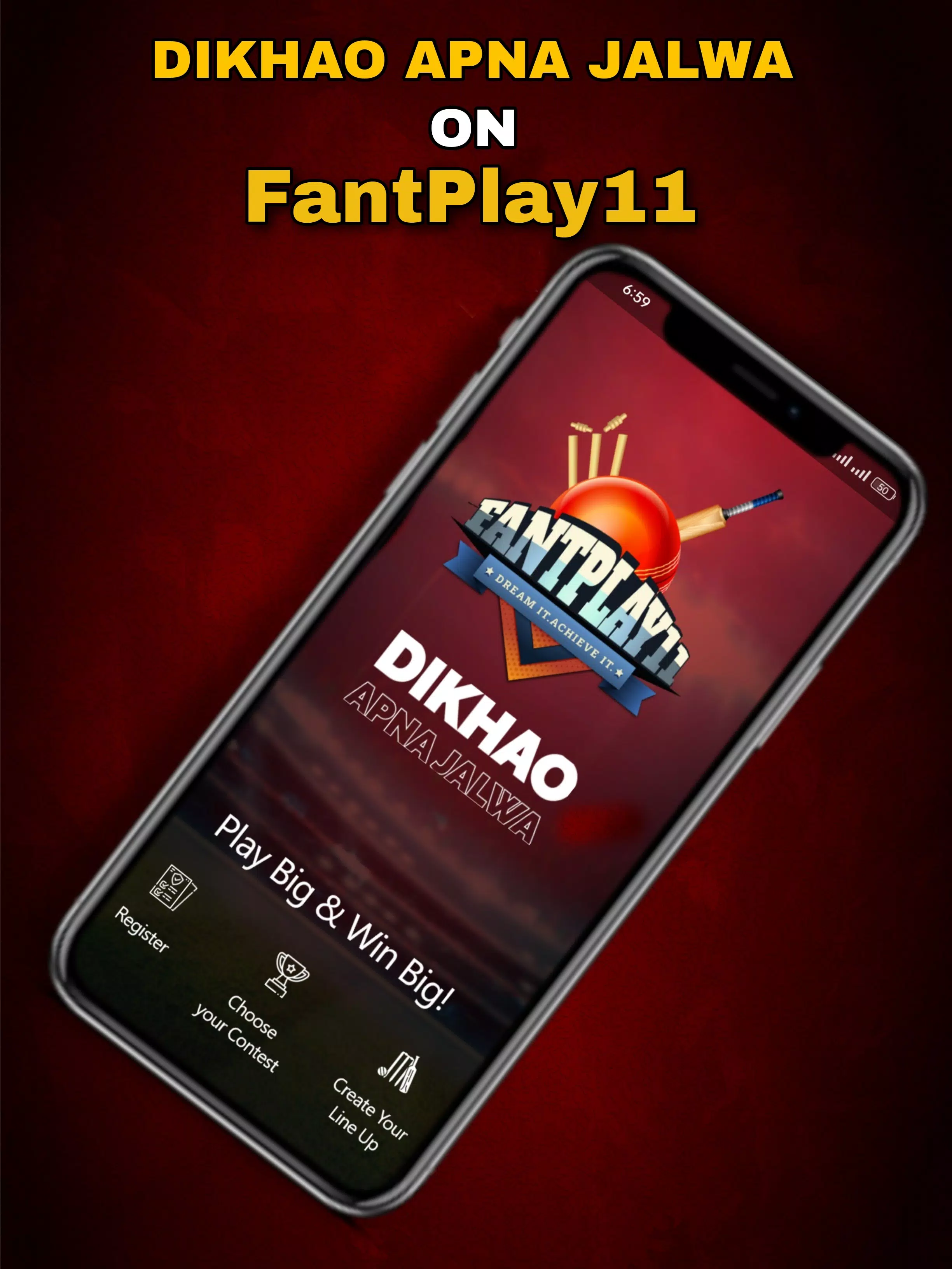 FantPlay11:Fantasy Cricket App Captura de pantalla 0