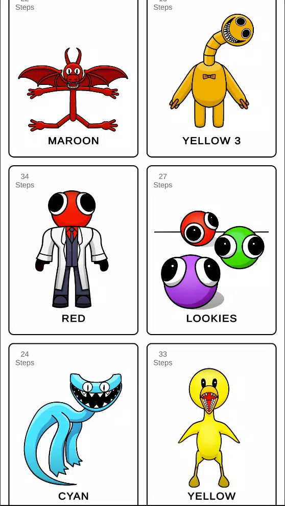 How To draw rainbov frien Скриншот 2