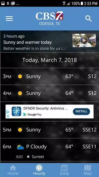 CBS7 Weather Ekran Görüntüsü 1