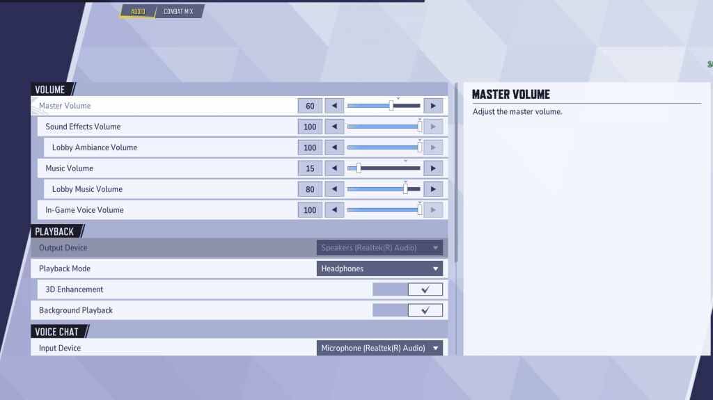 Marvel rivaliza com a página Configurações de áudio nas configurações