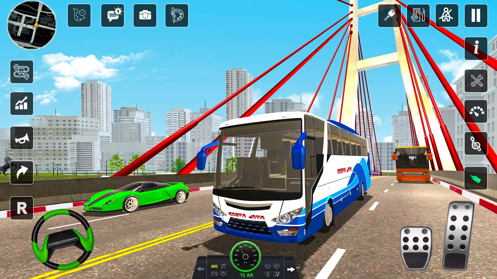 Coach Bus Games Bus Simulator Captura de pantalla 3