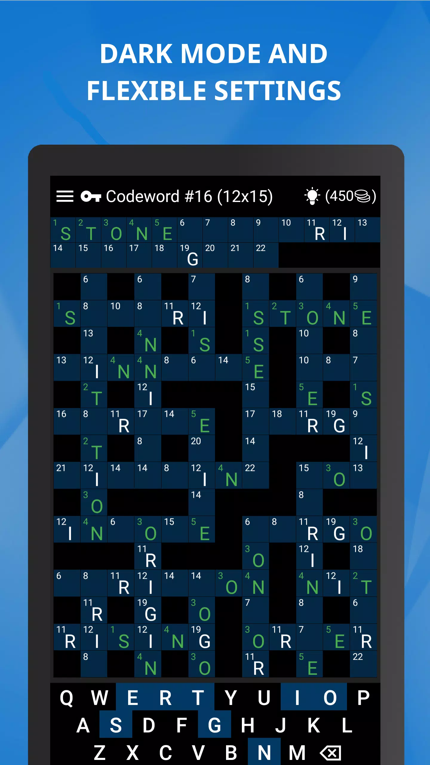Keywords — Codeword Puzzle स्क्रीनशॉट 2