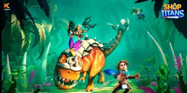 Shop Titans fügt Dschungel-Update T-Rex-Kampf hinzu
