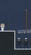 Toilet Monster: Move Face Zrzut ekranu 0