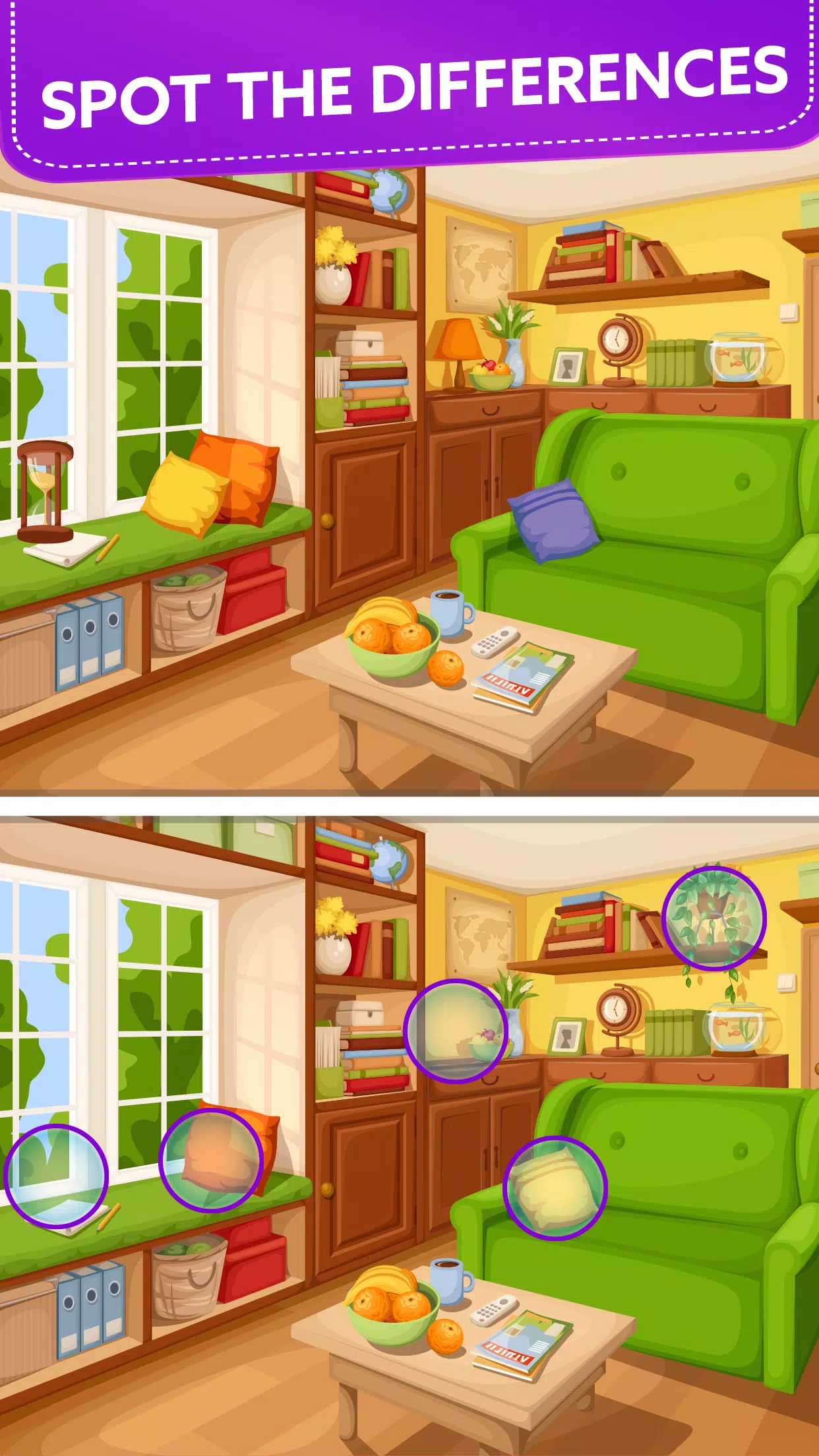 Spot 5 Differences: Find them!应用截图第0张