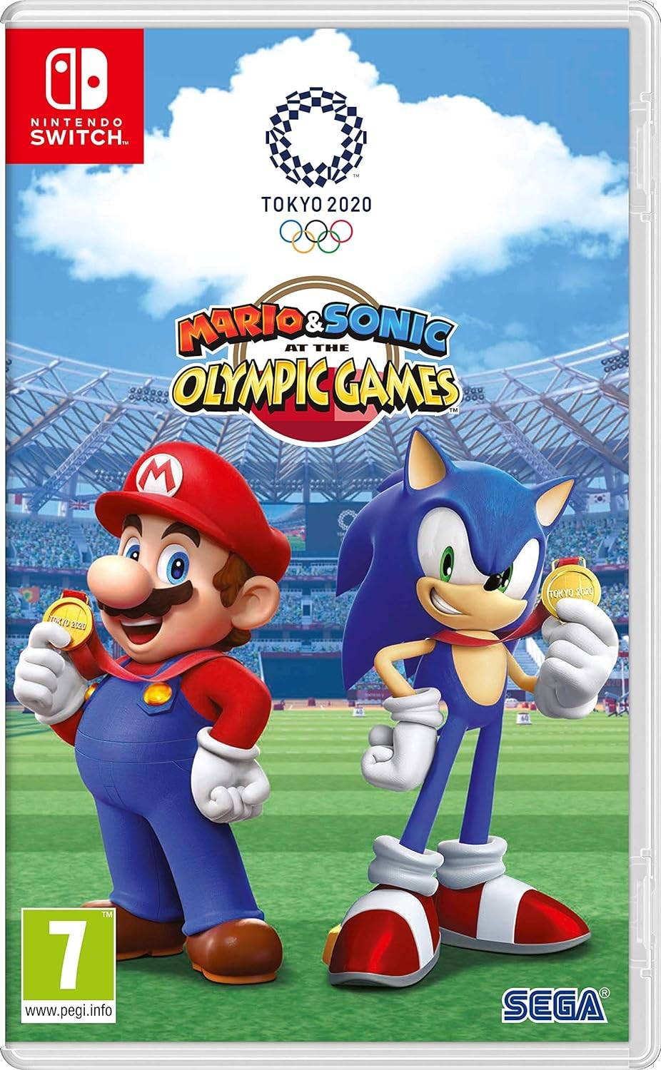Mario & Sonic at the Olympic Games Tokyo 2020 Box Art