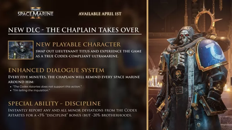 Warhammer 40,000: Space Marine 2 Chaplain