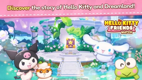 Giochi di linea svela Hello Kitty Friends Match: un nuovo gioco di puzzle Match 3