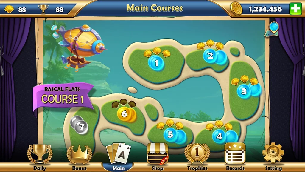 Seagirt Solitaire Capture d'écran 1