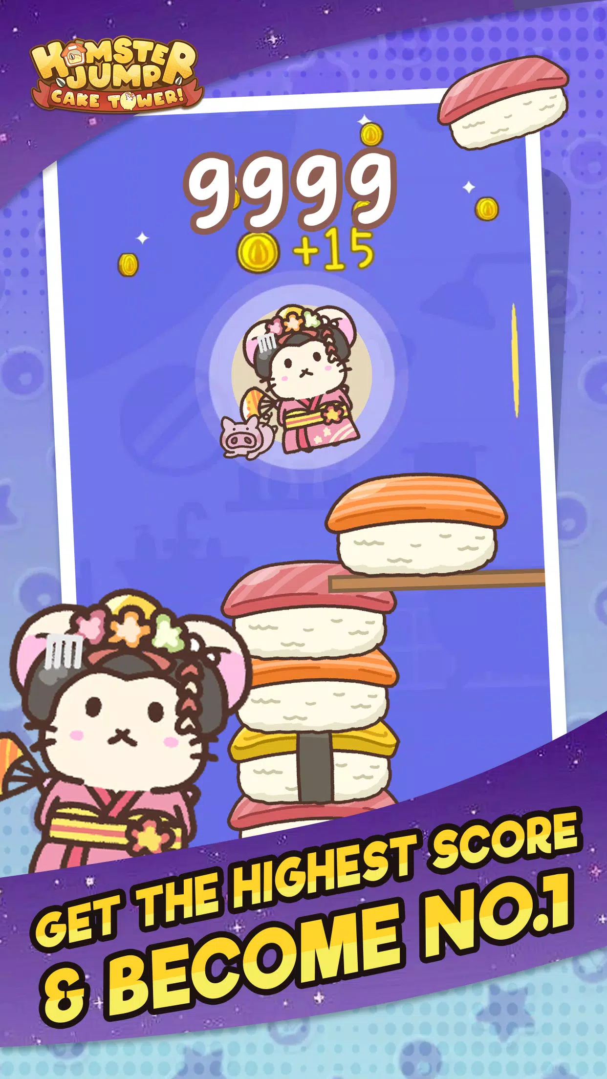 Hamster Jump: Cake Tower! Скриншот 1