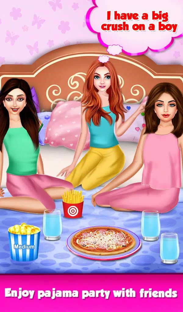 Rich Girl's Secret Crush Story 스크린샷 1