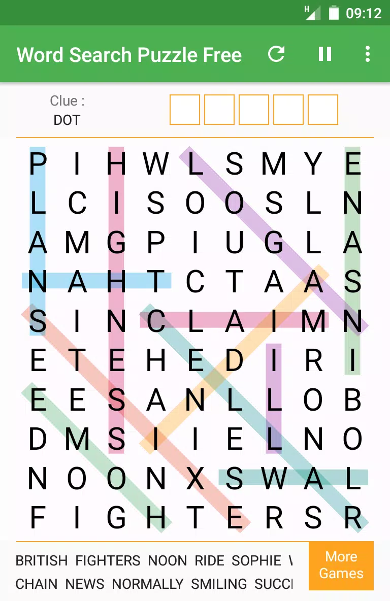Sopa de Letras Español Captura de pantalla 2