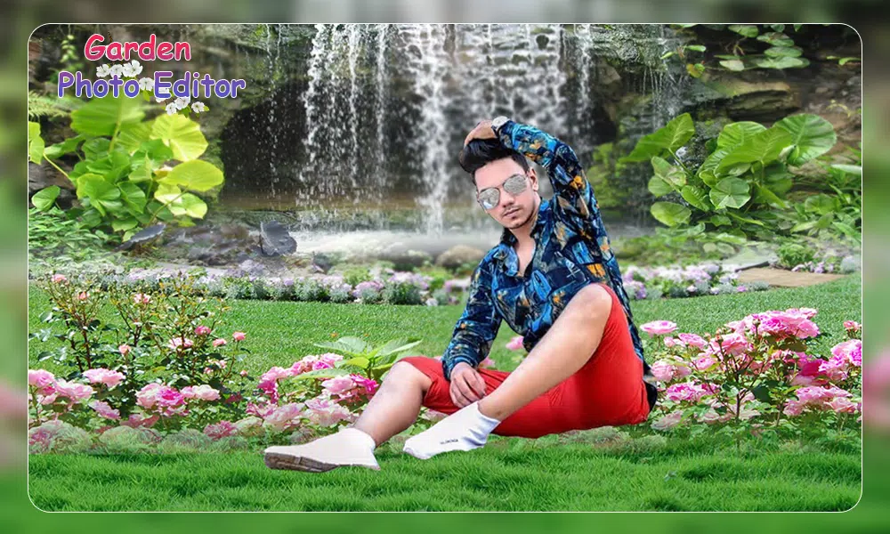 Garden Photo Frame Editor Ảnh chụp màn hình 2