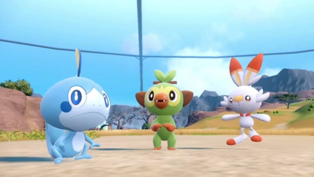 Gen 8 Starters Sobble, Grookey, at Scorbunny sa Pokémon Scarlet & Violet
