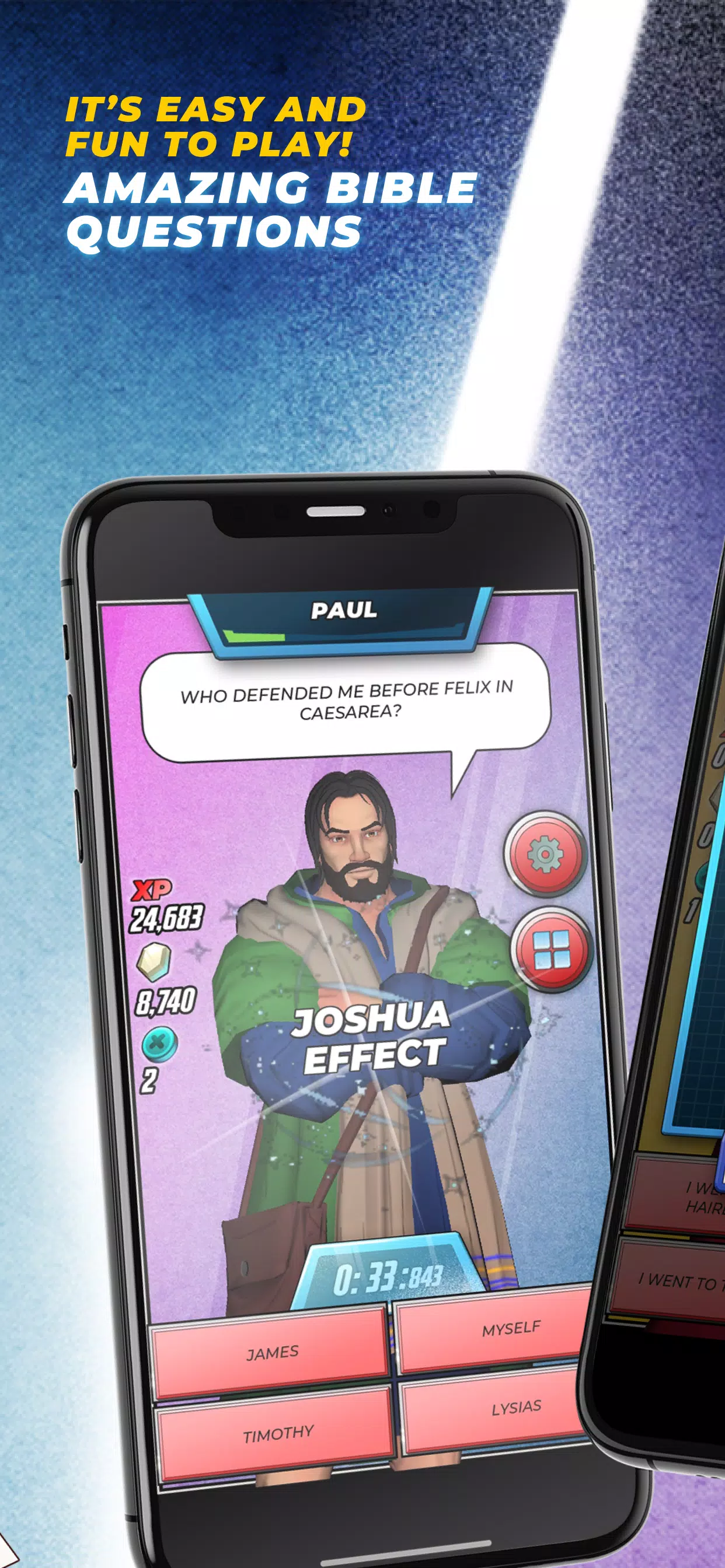 Bible Trivia Game: Heroes Tangkapan skrin 2
