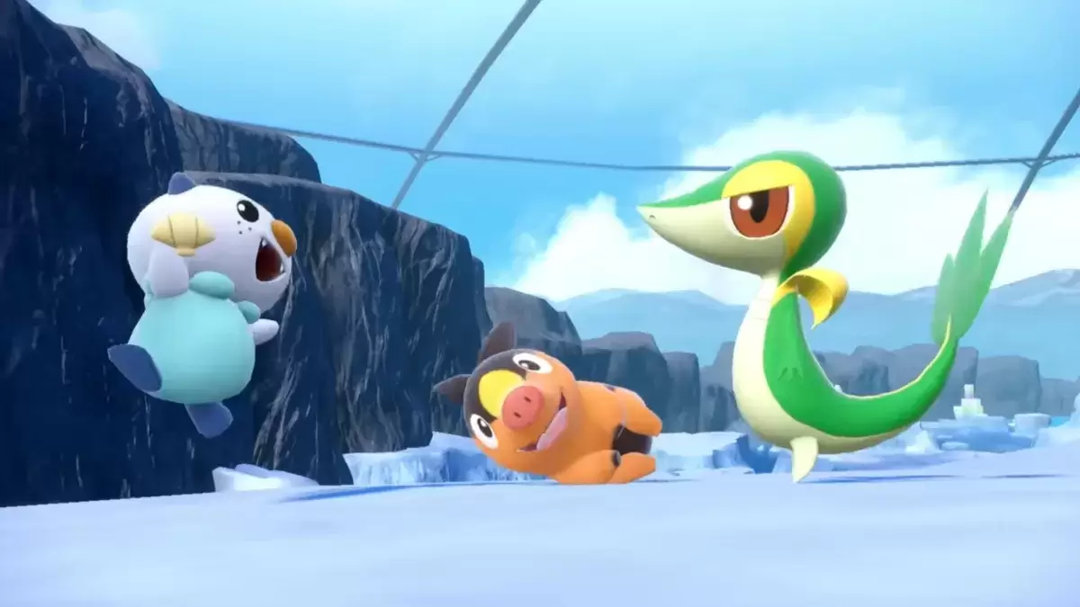 Gen 5 Starters Oshawott, Tepig, at Snivy sa Pokémon Scarlet & Violet