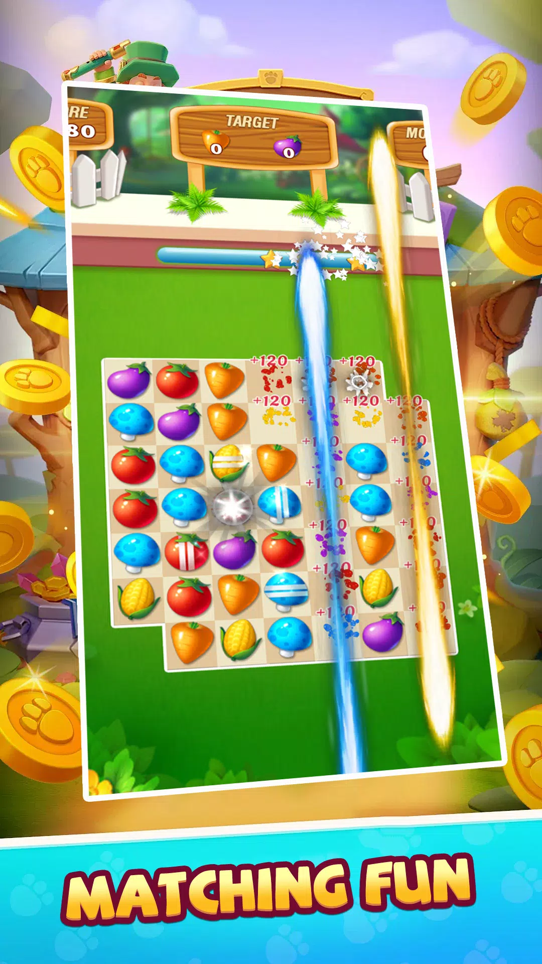 Tropical Match Game Capture d'écran 2