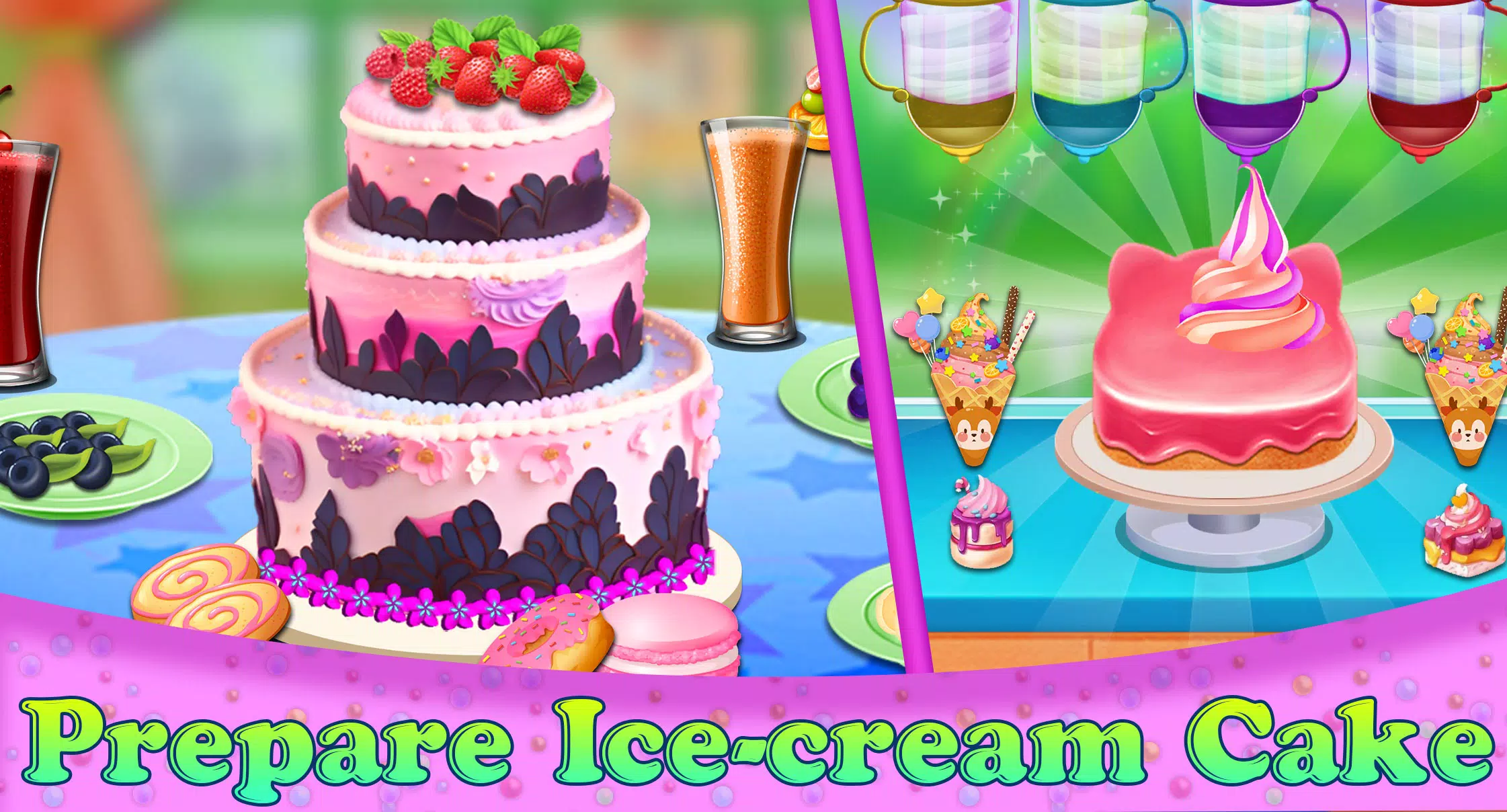 Christmas Cakes Bakery Cooking Capture d'écran 1