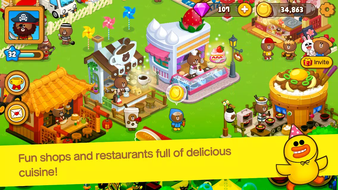 LINE BROWN FARM应用截图第0张