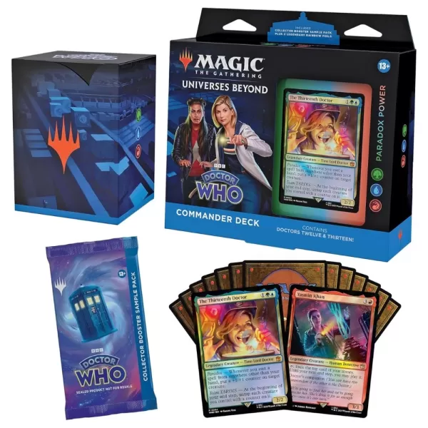 Doctor Who Paradox Power Commander Deck and Collector Booster Sample Pack