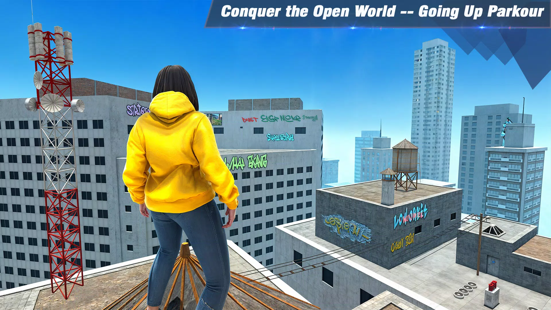 Going Up Parkour Only Rooftop スクリーンショット 2