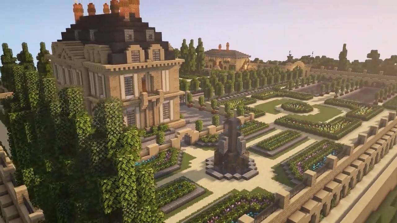 法国城堡与花园Minecraft