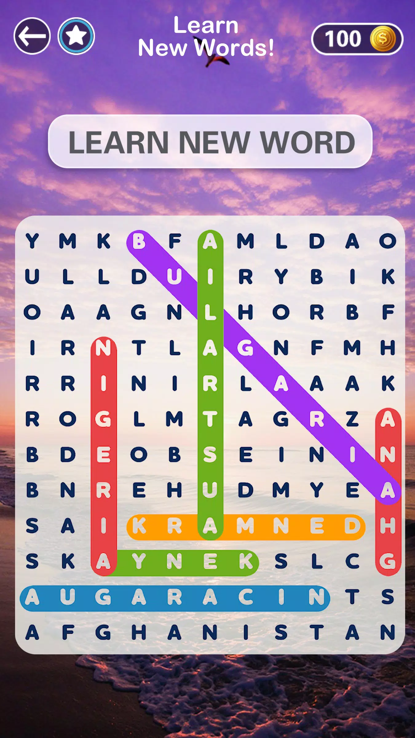 Otium Word: Word Search Скриншот 1