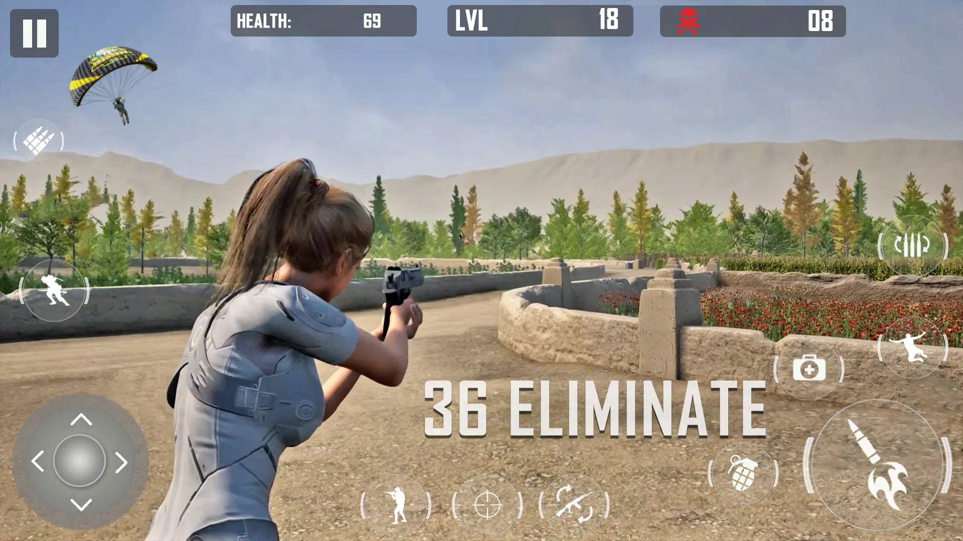 Squad Fire Gun Games - Battleg Capture d'écran 0