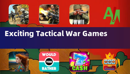 Juegos de guerra tácticos emocionantes