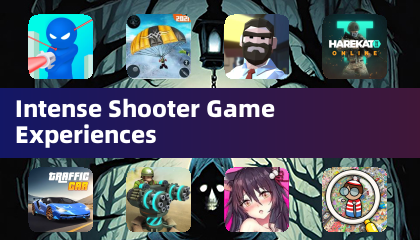 Experiencias de juego de disparos intensas