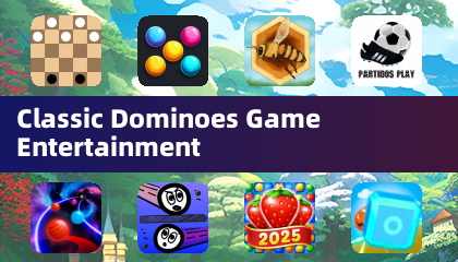 Entretenimiento de juego de dominó clásico
