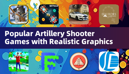 Juegos populares de artillería con gráficos realistas