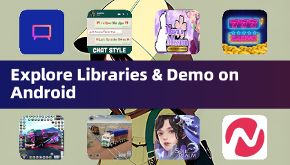 Explora bibliotecas y demostraciones en Android